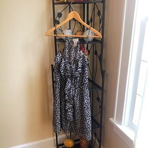 Eyelash Couture leopard print mini-dress